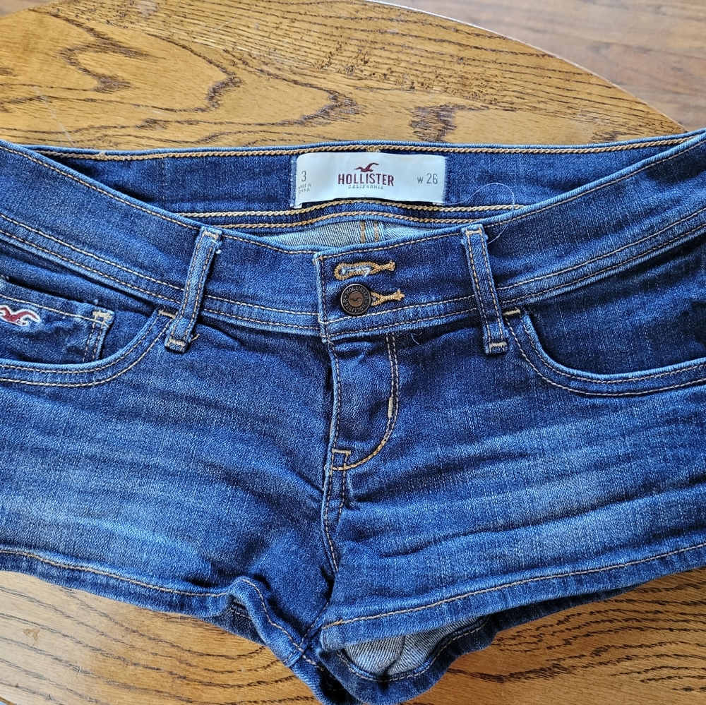 Hollister blue jean shorts  sz.3